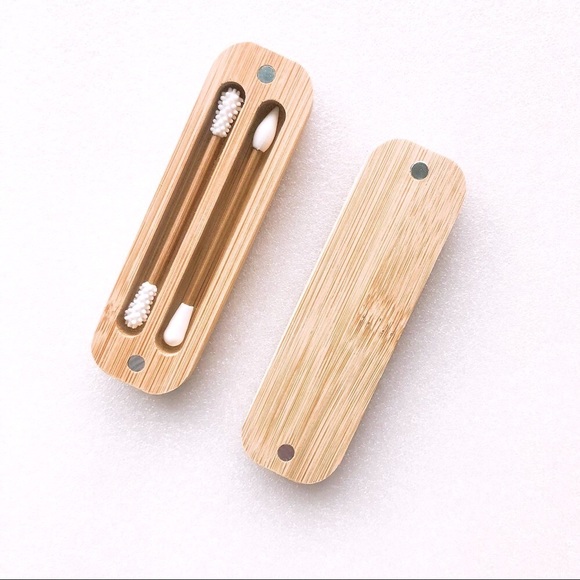 Reusable Bamboo Silicone Ear Buds - Zero waste - Picture 3 of 3